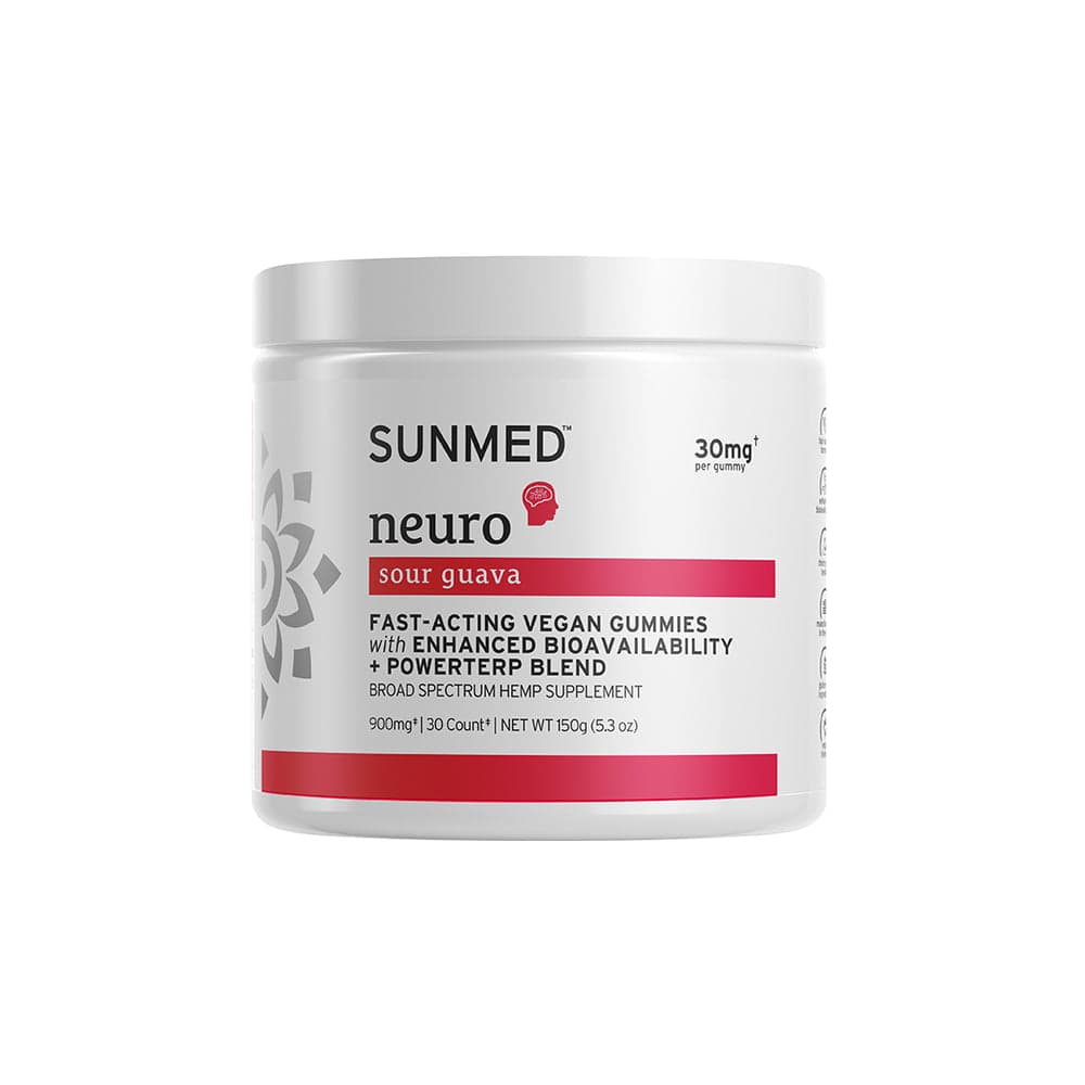 SunMed Neuro water soluble CBD gummies